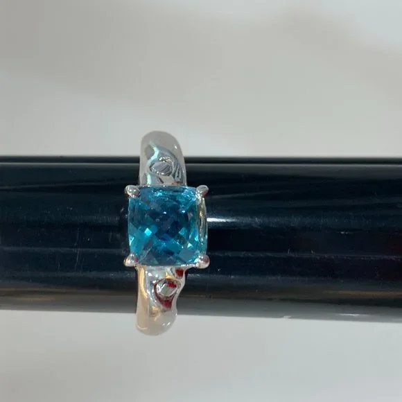 Vintage Solid Sterling Cocktail Ring (Size 5.75) - Picture 8 of 16